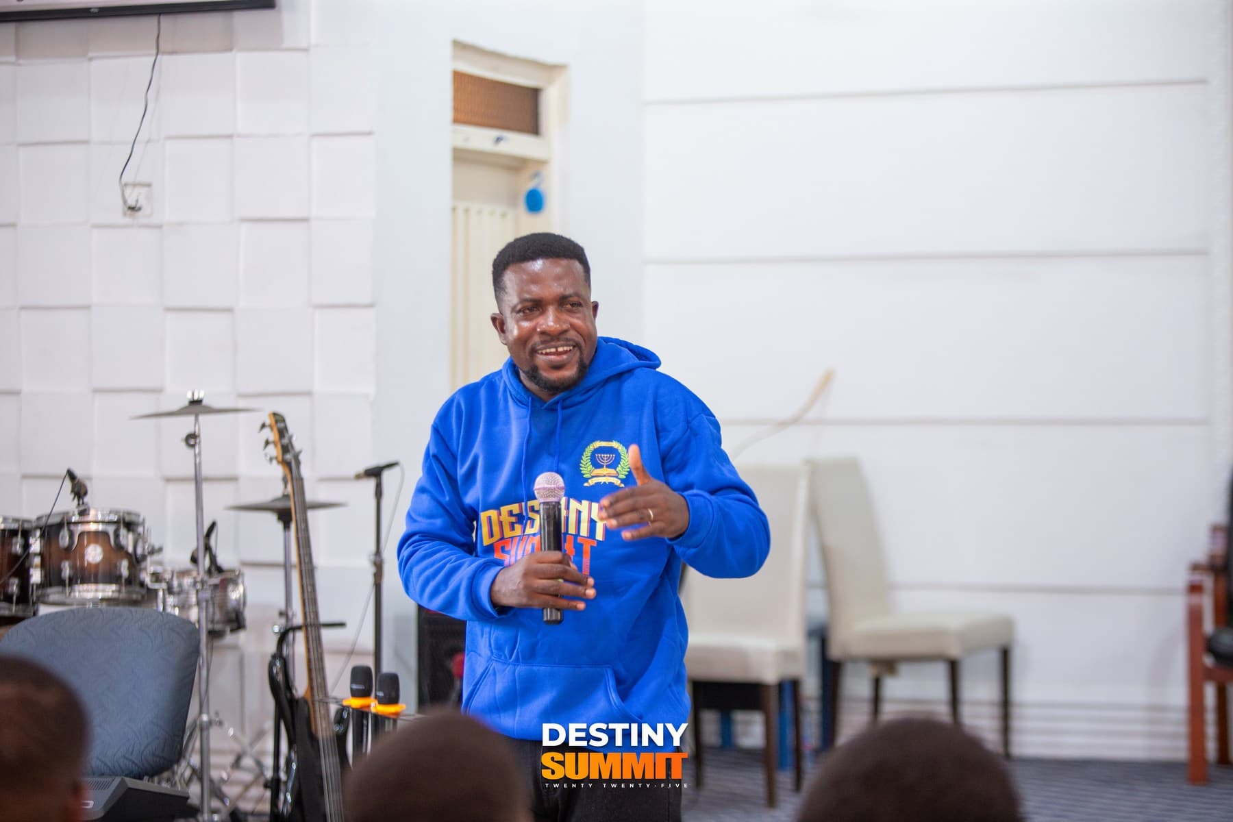 Speaker preaching